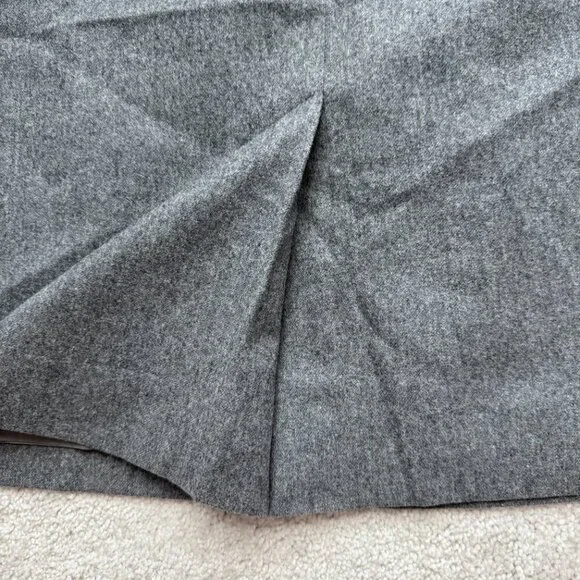 Miss Pendleton Vintage Size 8 Gray Virgin Wool Skirt - Picture 6 of 9